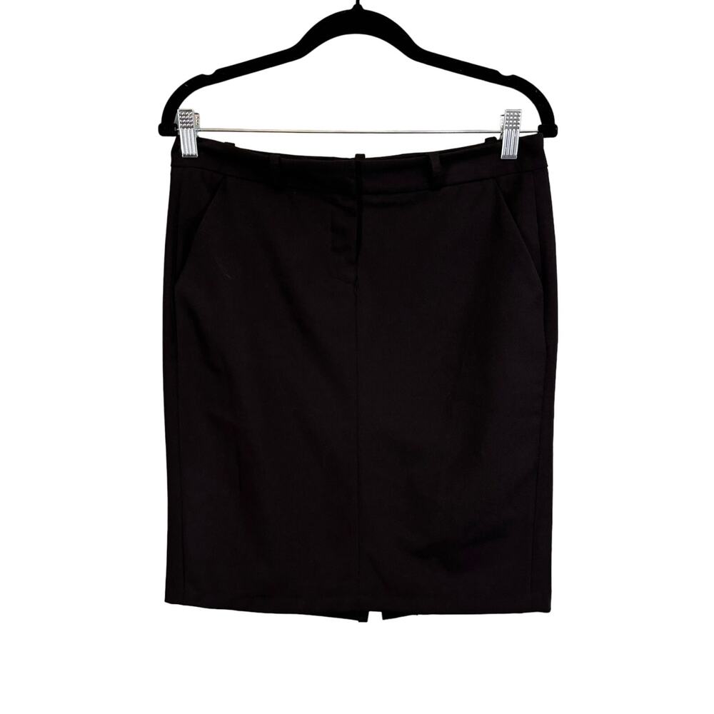 Maeva Mini Pencil Skirt 42 L Black Career Office Business Luxury Corporate Work